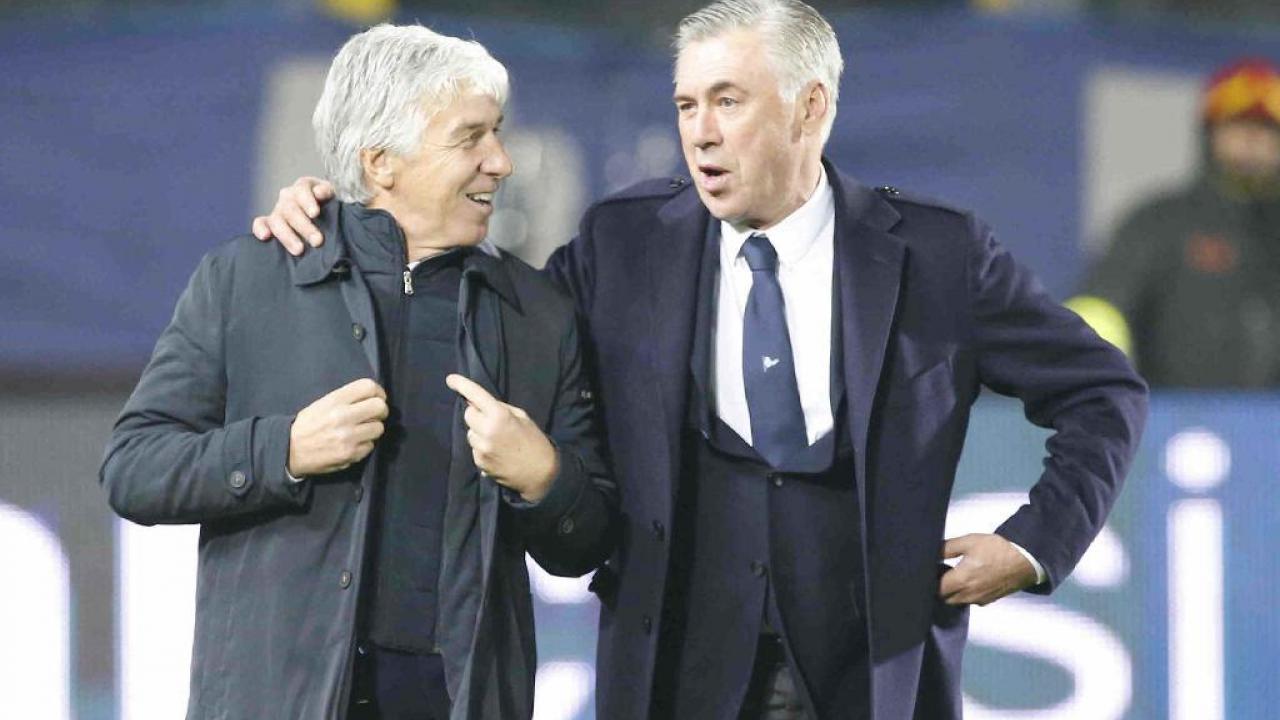 Gasperini e Ancelotti