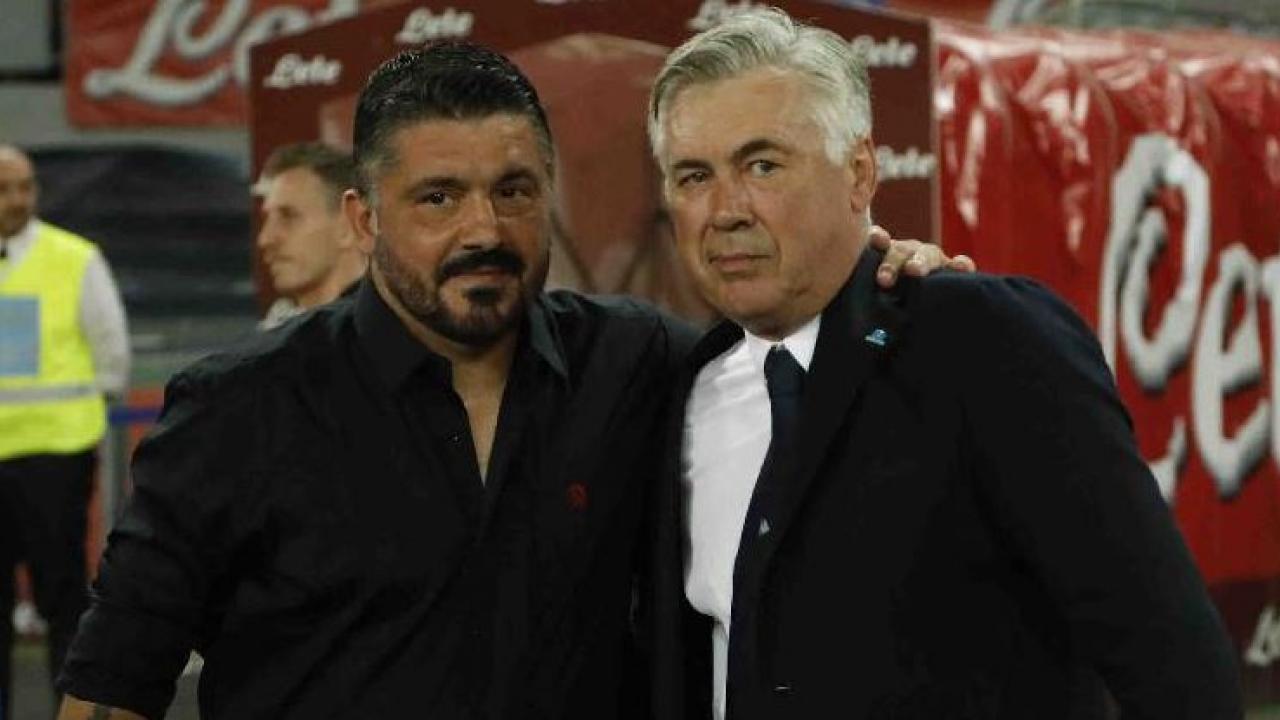 Gattuso e Ancelotti