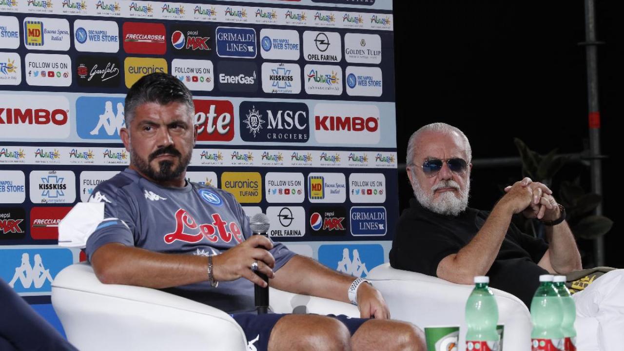 Gattuso e De Laurentiis