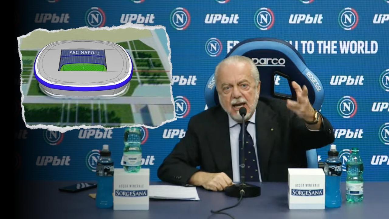 De Laurentiis nuovo stadio Napoli