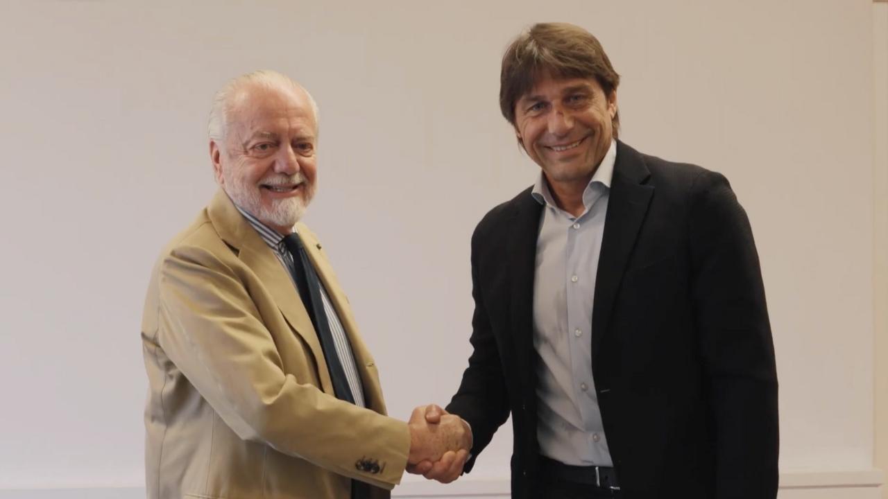 Aurelio De Laurentiis e Antonio Conte