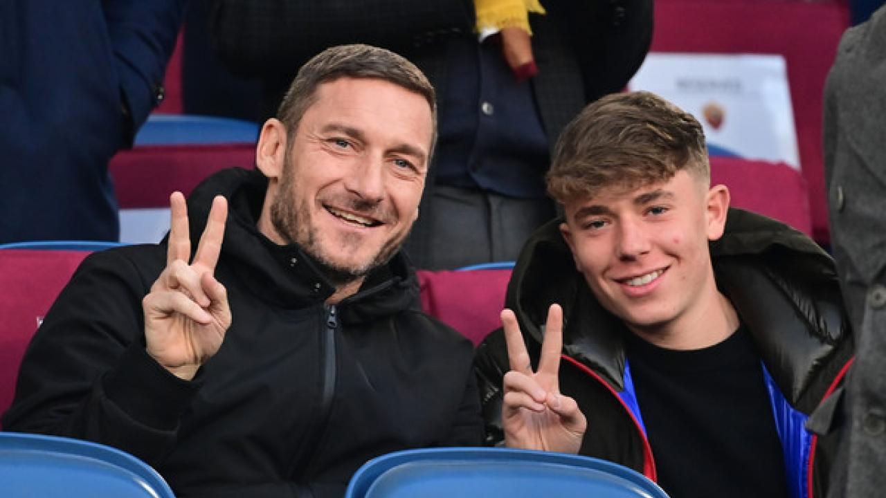 Francesco e Christian Totti