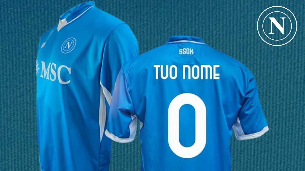 Maglia SSC Napoli personalizzabile