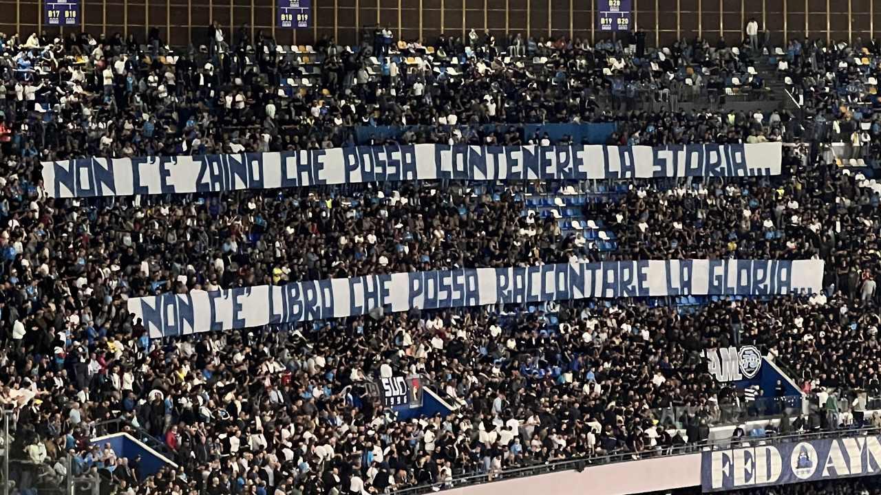 Striscione Napoli