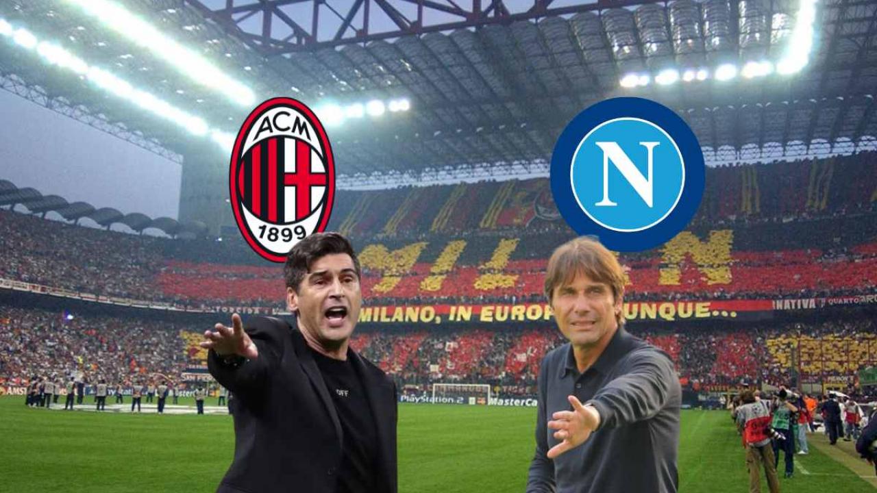 Formazioni Milan Napoli