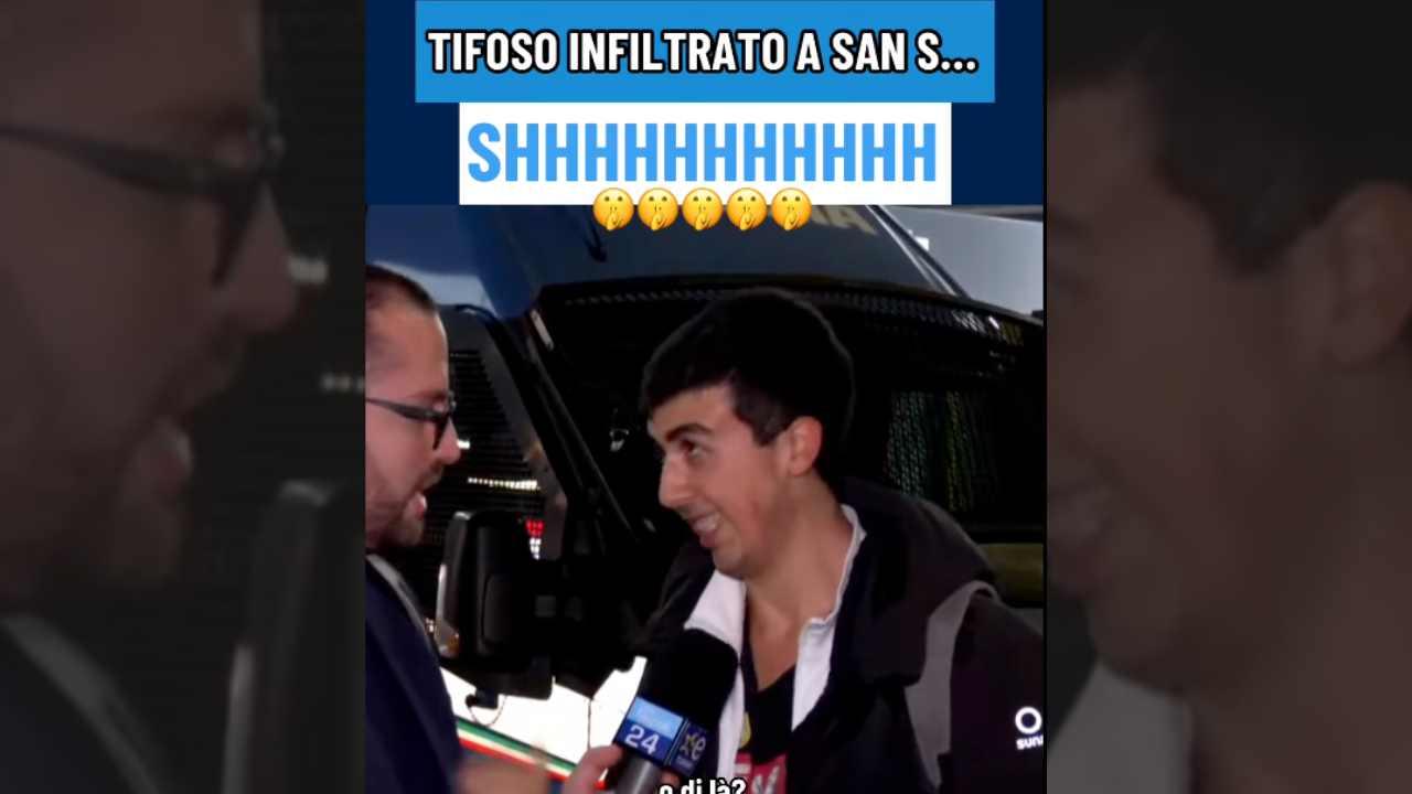 Tifoso del Napoli a San Siro