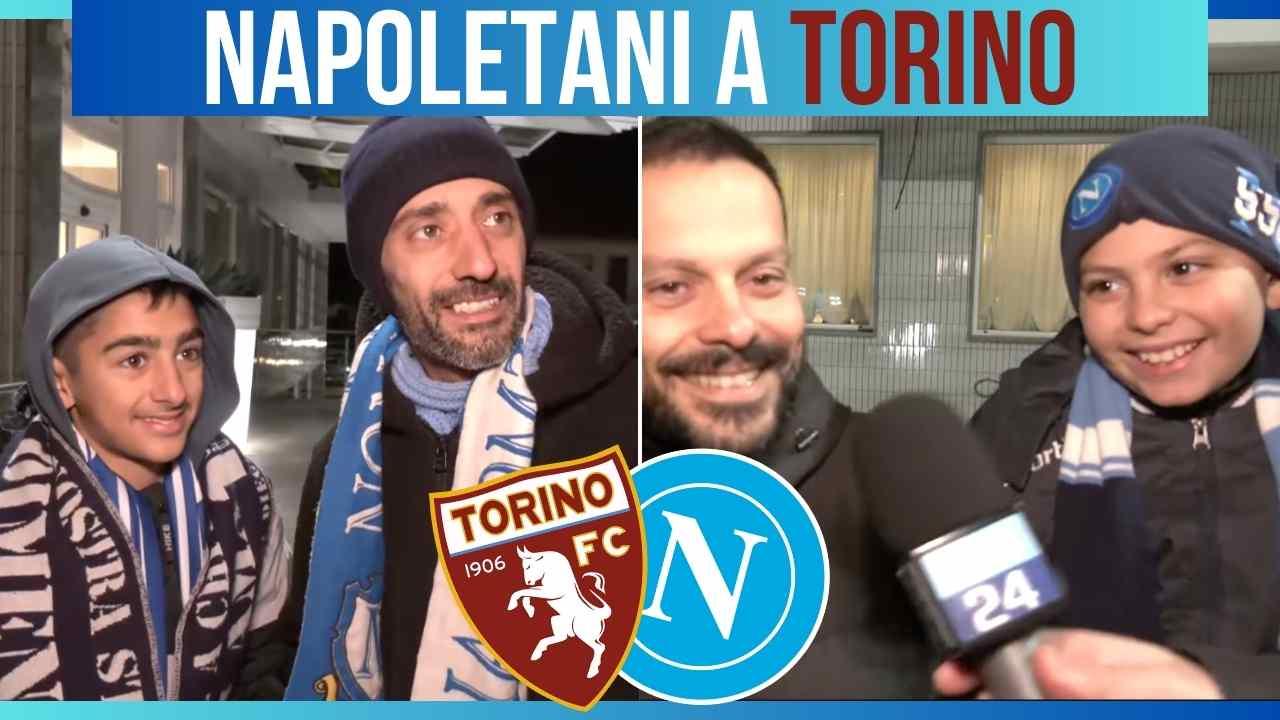 Tifosi del Napoli a Torino