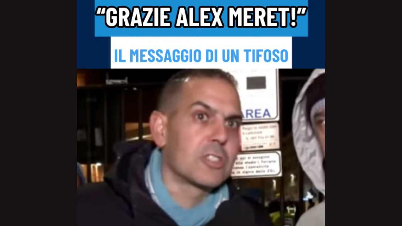 Tifoso del Napoli ringrazia Meret