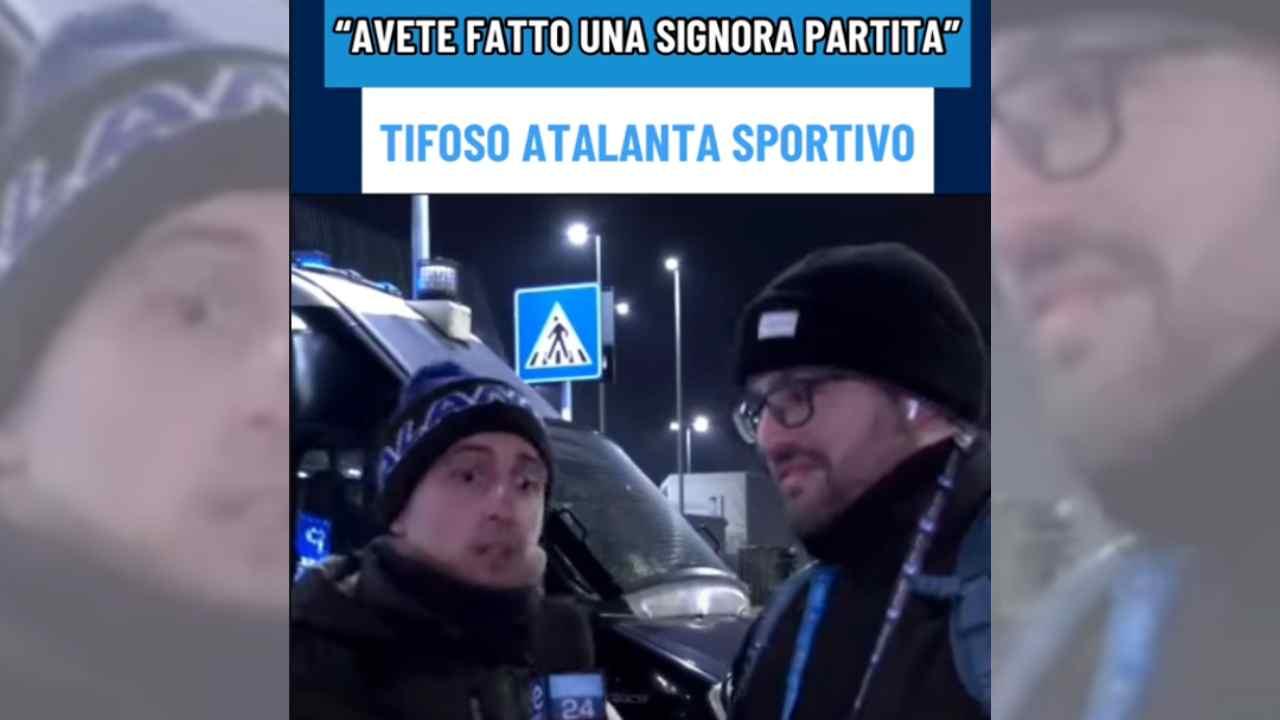 Tifoso dell'Atalanta