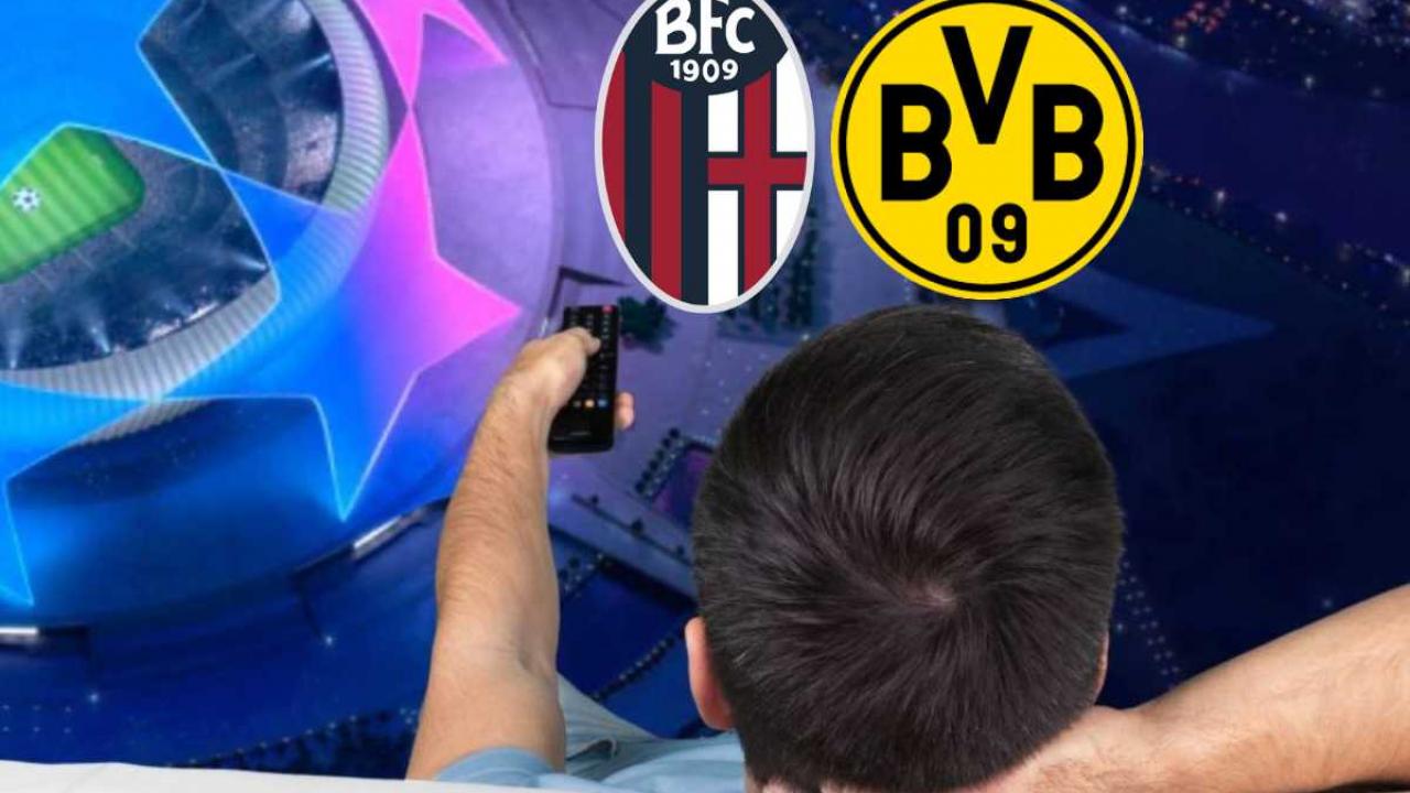 Bologna Borussia Dortmund dove vederla