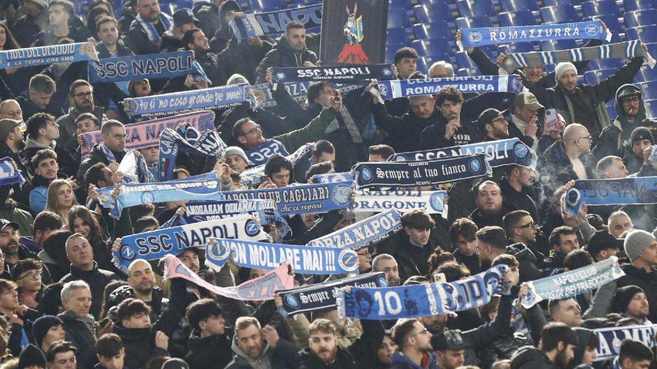 Settore ospiti stadio Olimpico di Roma