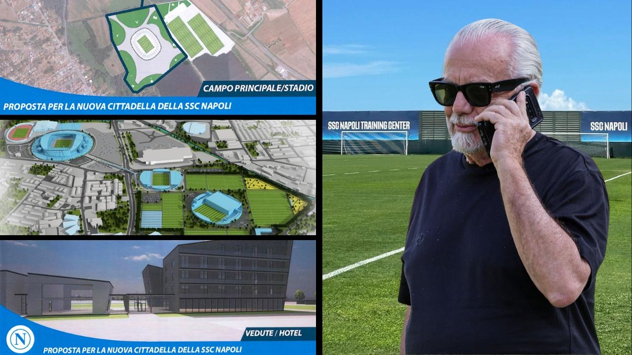 Centro sportivo SSC Napoli a La Piana: l'idea