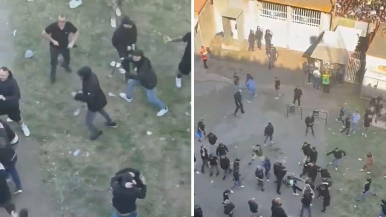 Scontri ultras a Lecce