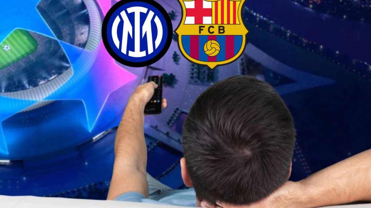 dove vedere Inter Barcellona in tv