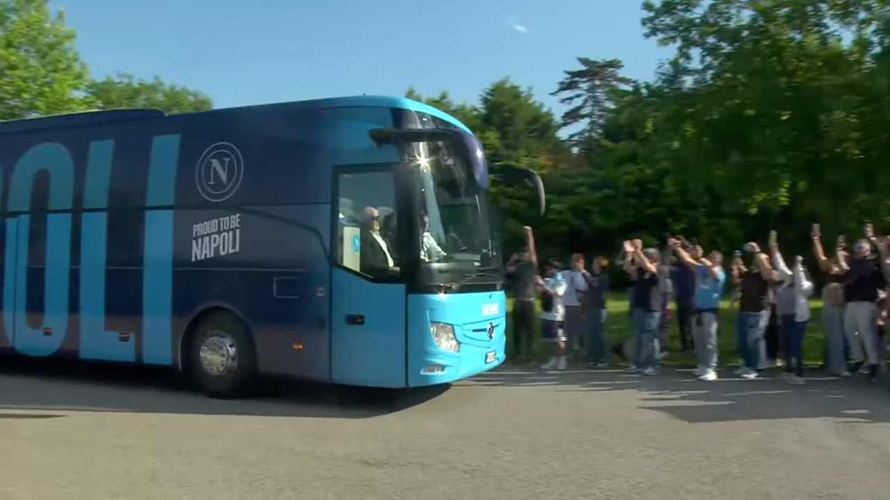 Arrivo Napoli a Parma