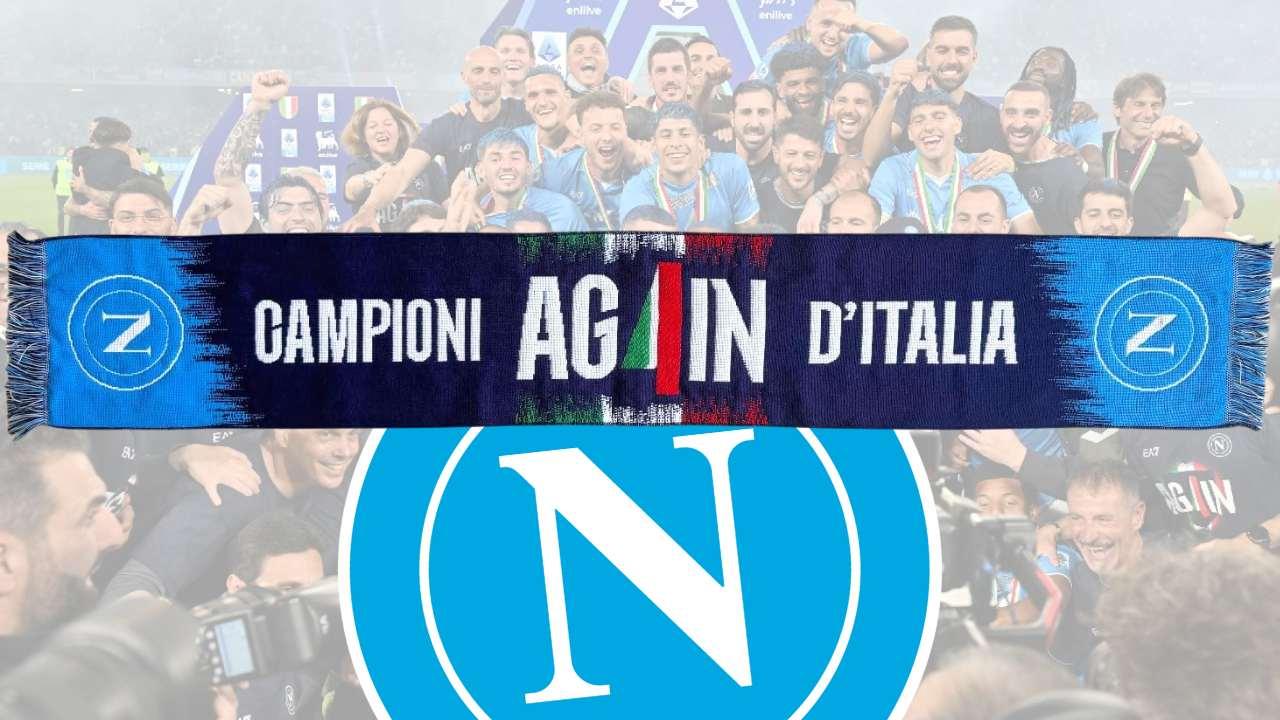 SSC Napoli sciarpa scudetto
