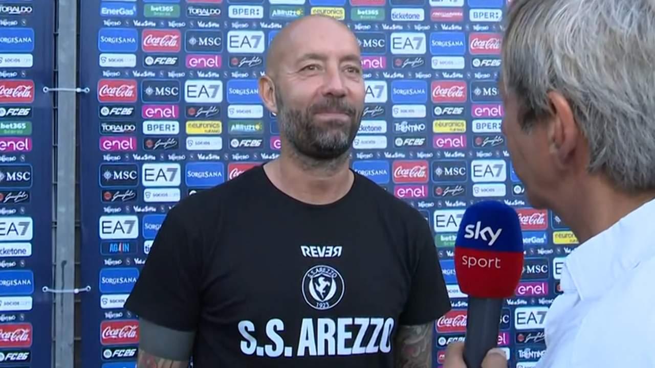 Cristian Bucchi, allenatore Arezzo