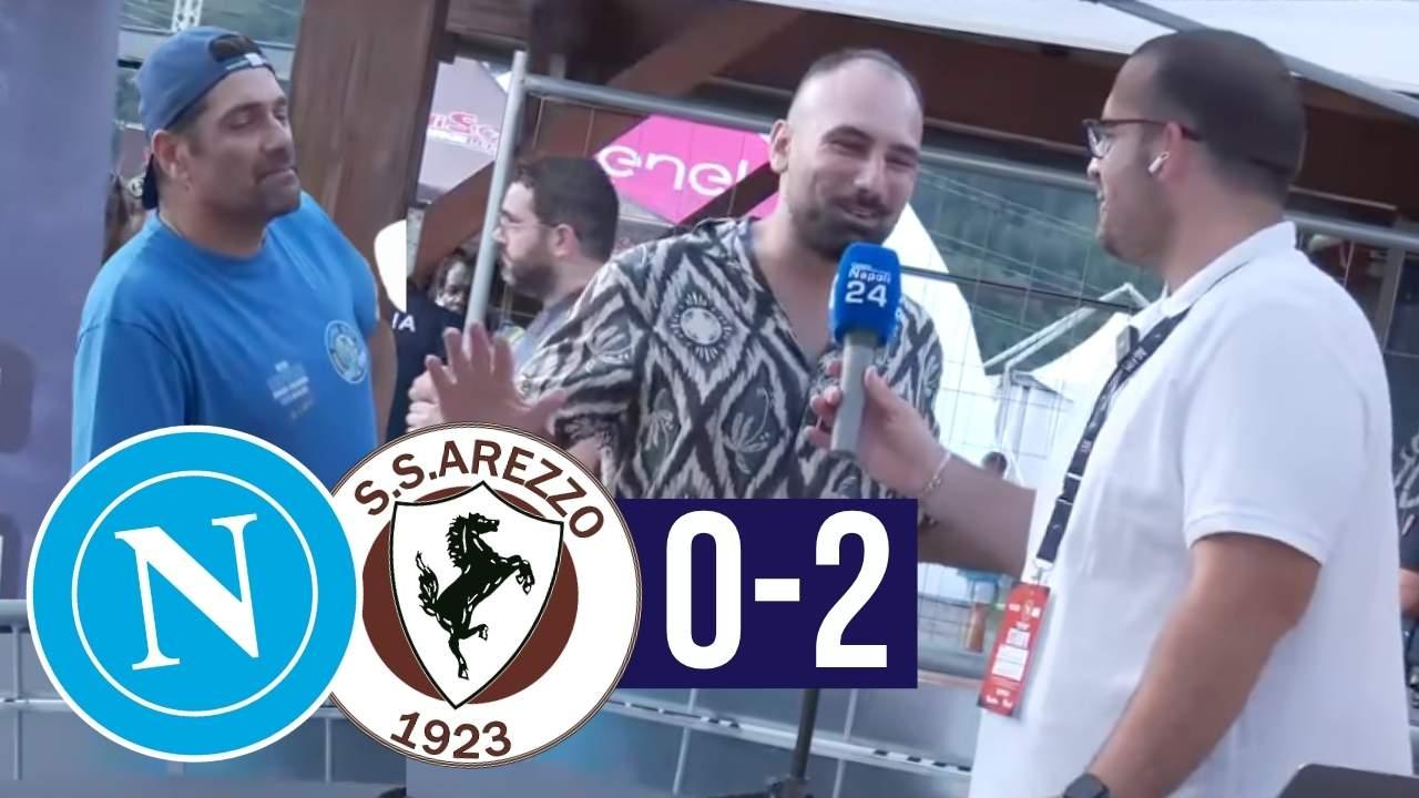 Napoli Arezzo reaction