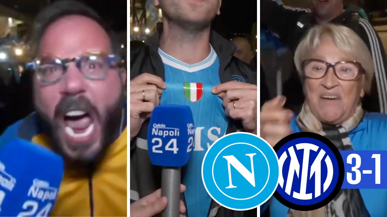 Tifosi dopo Napoli Inter 3-1