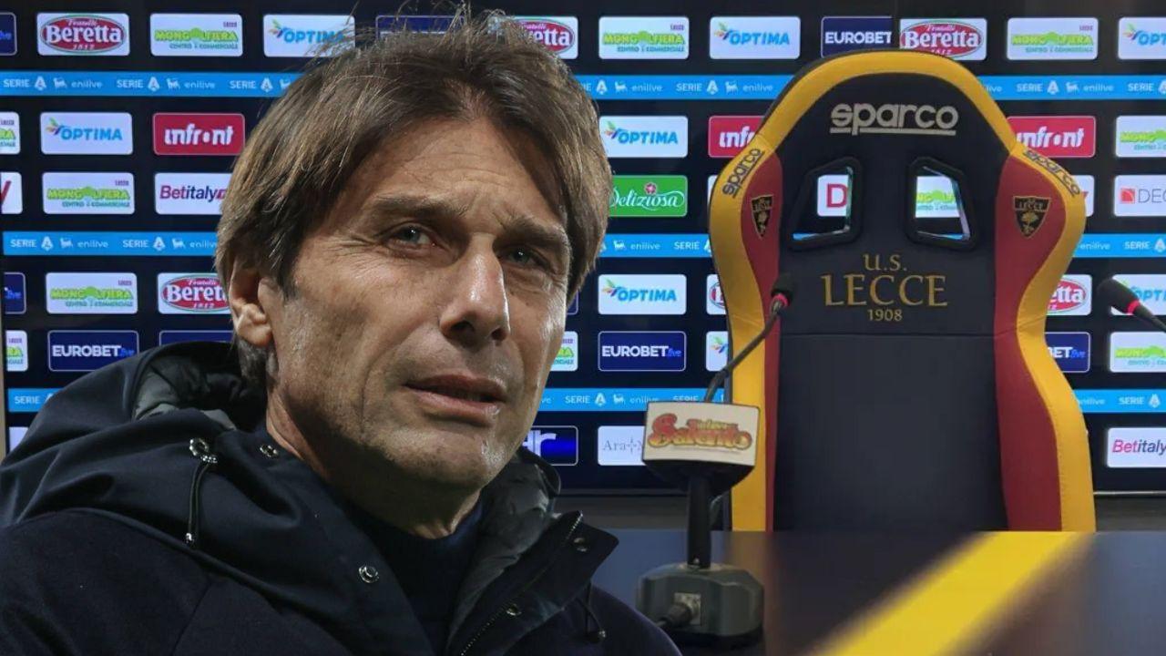 Conte in conferenza stampa dopo Lecce-Napoli