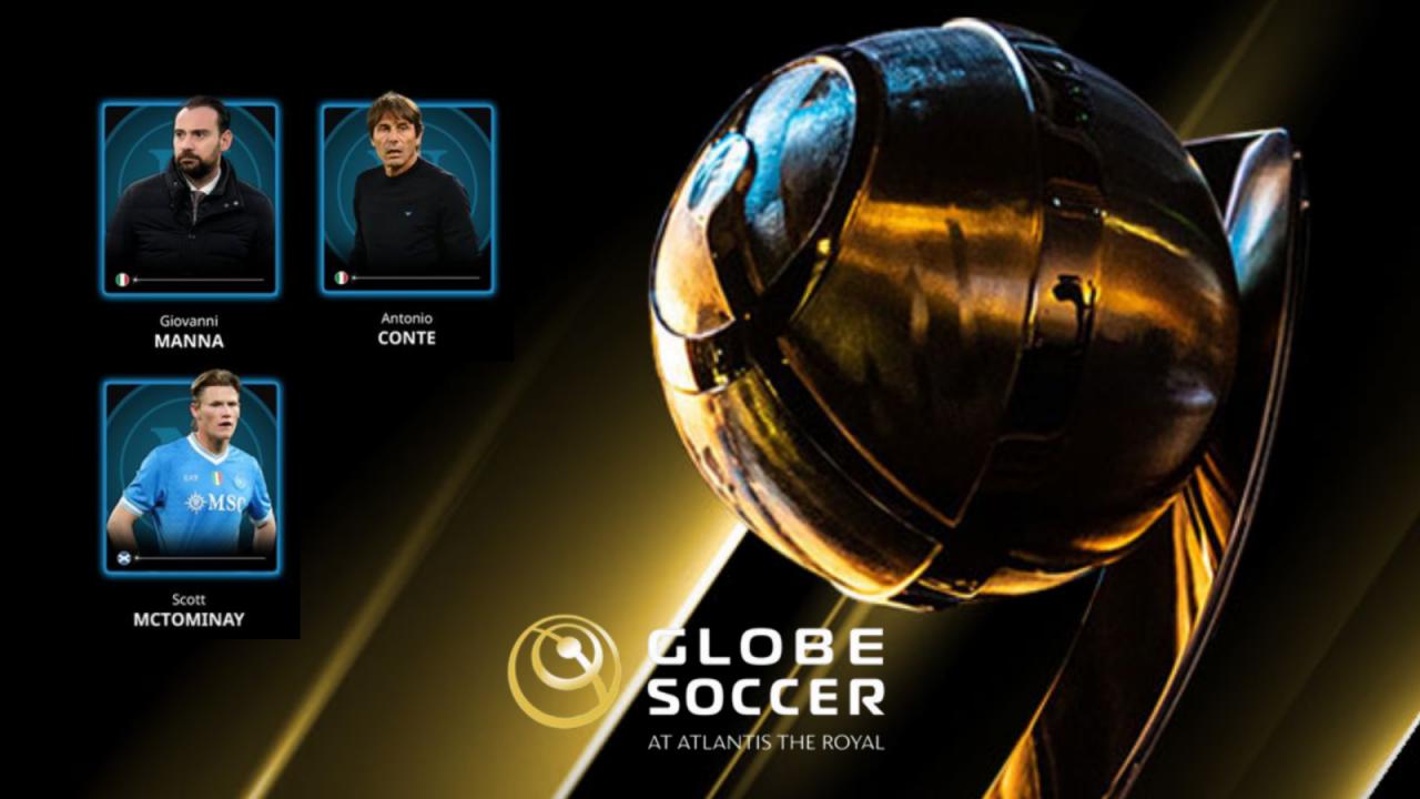 Globe Soccer Awards 2025, le nomination per la SSC Napoli