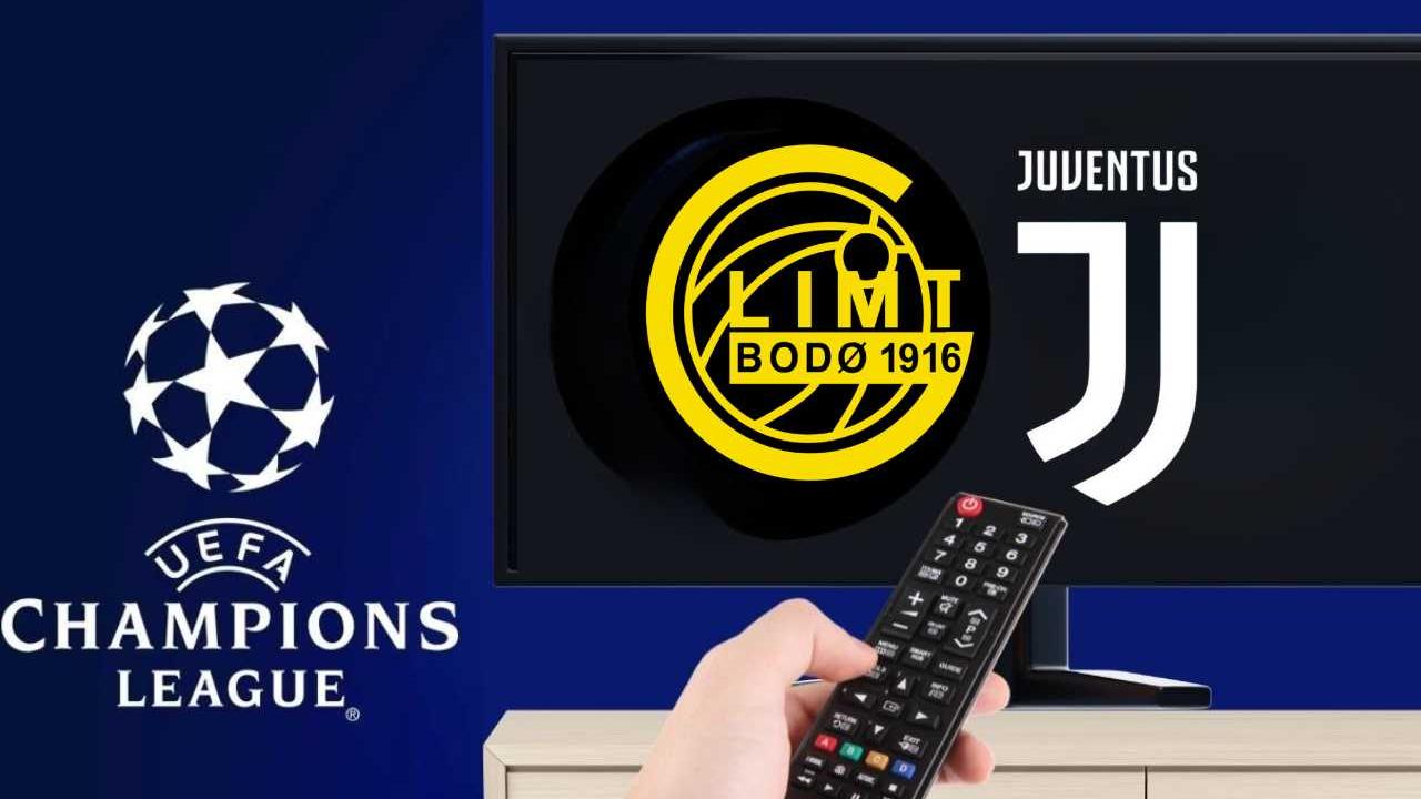 dove vedere Juve Bodo Glimt