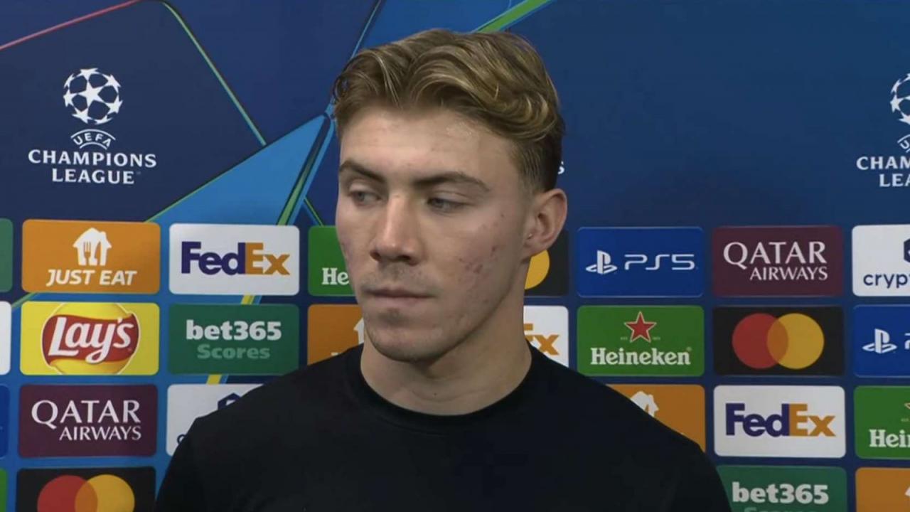 Intervista Hojlund a Sky