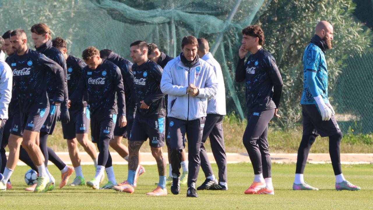 SSC Napoli report allenamento