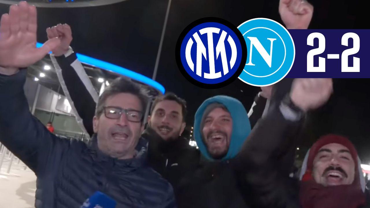 Tifosi napoletani a San Siro