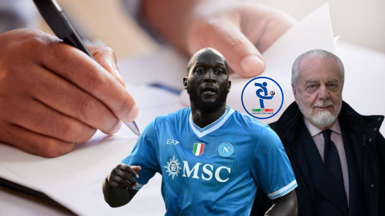 Romelu Lukaku e Aurelio De Laurentiis