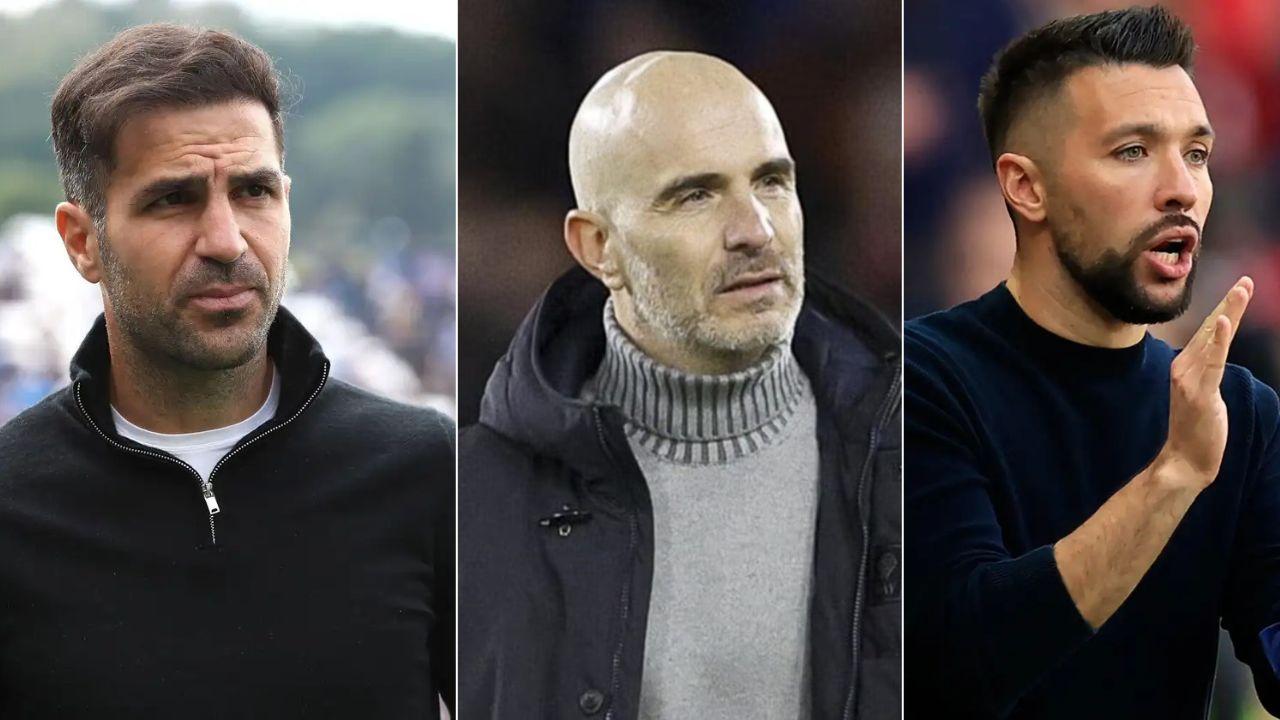 Cesc Fabregas, Enzo Maresca e Francesco Farioli