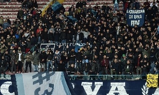 Ultras del Napoli allo stadio San Paolo