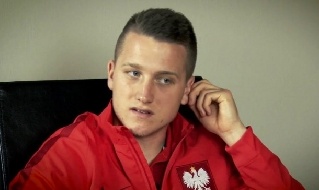 Piotr Zielinski con la maglia della Polonia