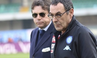 Cristiano Giuntoli e Maurizio Sarri