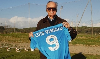 Luis Vinicio prima di Napoli-Inter