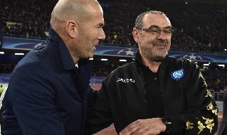 Zinedine Zidane e Maurizio Sarri
