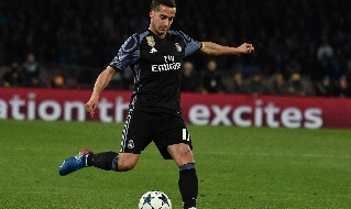Lucas Vazquez con la maglia del Real Madrid