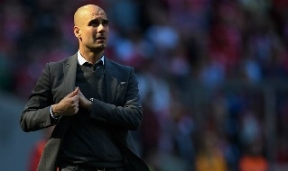 Pep Guardiola, allenatore del Manchester City