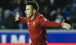 Alex Berenguer, esterno offensivo spagnolo dell'Osasuna