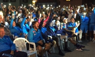 Insigne, Koulibaly, Ghoulam e Sepe gridano sulle note dell'inno della Champions League