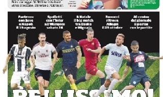 La prima pagina del Corriere dello Sport