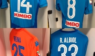 Hellas Verona - Napoli, i ragazzi di Sarri in maglia azzurra
