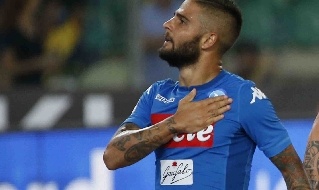 Hellas Verona-Napoli 1-3, Lorenzo Insigne mano sul cuore
