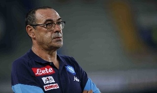 Maurizio Sarri in Verona-Napoli