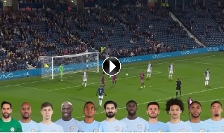 Manchester City - WBA, 52 passaggi consecutivi e gol di Sane