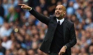 Pep Guardiola, allenatore del Manchester City