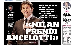 La prima pagina del Corriere dello Sport