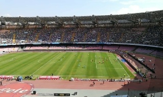Stadio San Paolo in attesa di Napoli-Cagliari