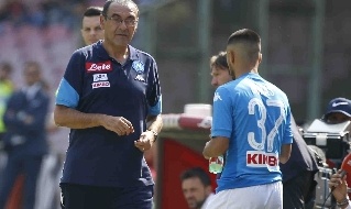 Massimo Ugolini di sky in vista di Napoli - Inter