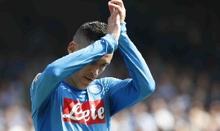 Callejon con la maglia del Napoli